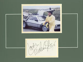 Michael J. Fox autograph