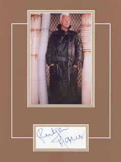 Rutger Hauer autograph