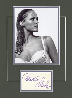 Ursula Andress autograph