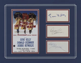 Singin' In The Rain autograph