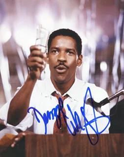 Denzel Washington autograph