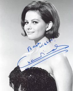 Claudia Cardinale autograph