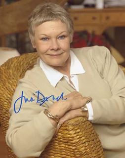 Judi Dench autograph
