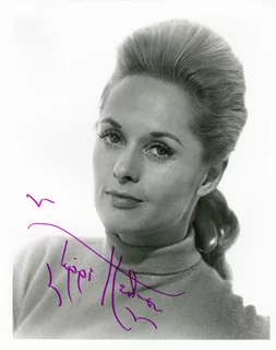 Tippi Hedren autograph