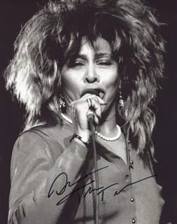 Tina Turner autograph