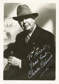 Charles Coburn autograph