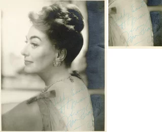 Joan Crawford autograph