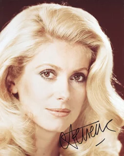 Catherine Deneuve autograph