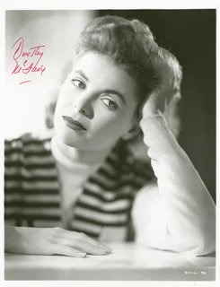 Dorothy McGuire autograph