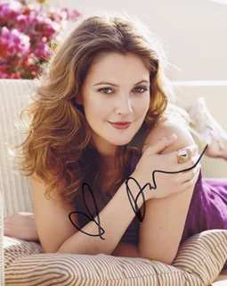 Drew Barrymore autograph