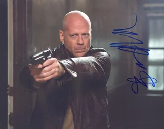 Bruce Willis autograph