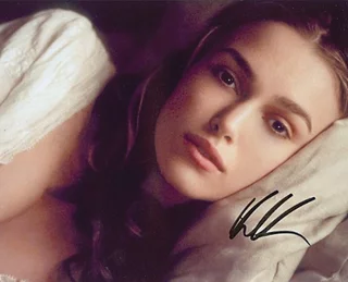Keira Knightley autograph