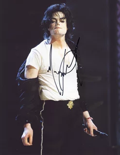 Michael Jackson autograph