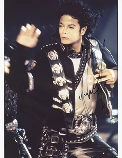 Michael Jackson autograph