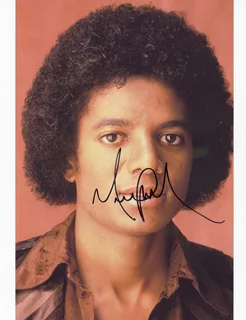 Michael Jackson autograph