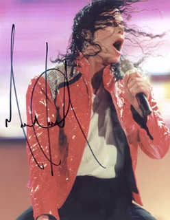 Michael Jackson autograph