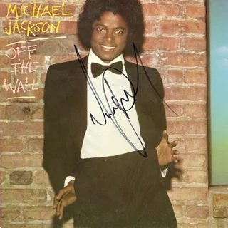 Michael Jackson autograph