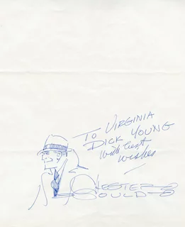Chester Gould autograph