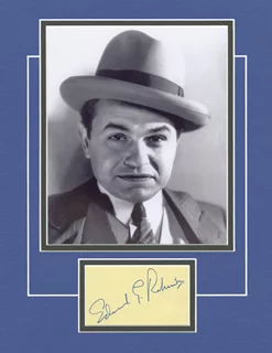 Edward G. Robinson autograph