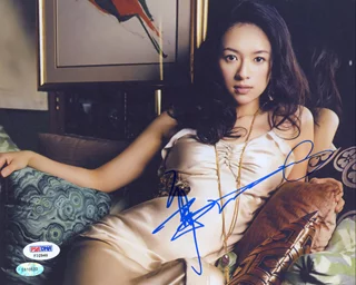 Ziyi Zhang autograph