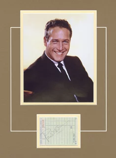 Paul Newman autograph