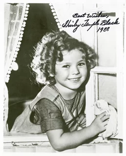 Shirley Temple-Black autograph
