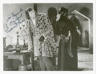 Vincent Price autograph