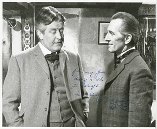 Peter Cushing autograph