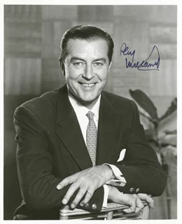 Ray Milland autograph