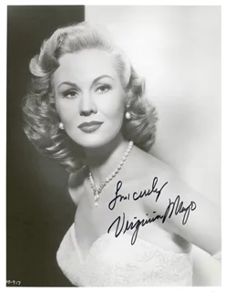 Virginia Mayo autograph