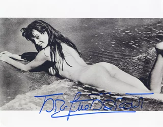Brigitte Bardot autograph