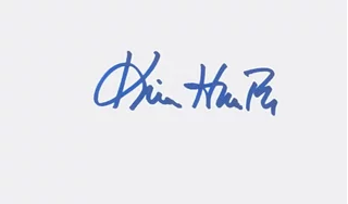 Kim Hunter autograph