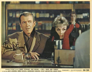 James Stewart autograph