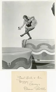 Eleanor Powell autograph