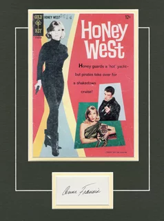 Anne Francis autograph