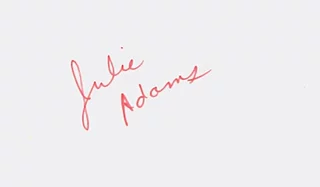 Julie Adams autograph