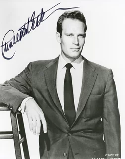 Charlton Heston autograph