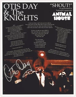 Otis Day autograph