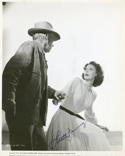 Loretta Young autograph