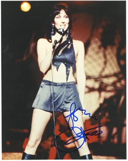 Cher autograph