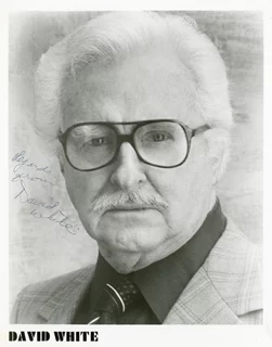 David White autograph