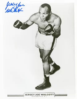 Jersey Joe Walcott autograph