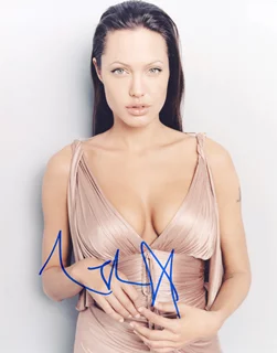 Angelina Jolie autograph