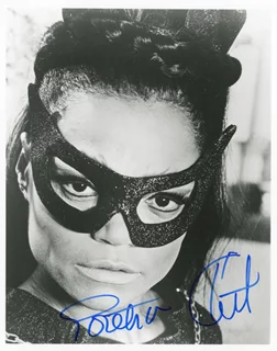 Eartha Kitt autograph