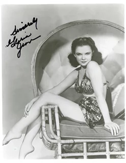 Gloria Jean autograph