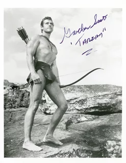 Gordon Scott autograph