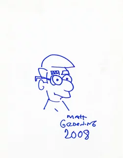 Matt Groening autograph