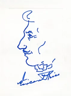 Vincent Price autograph