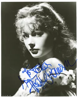Hedy LaMarr autograph