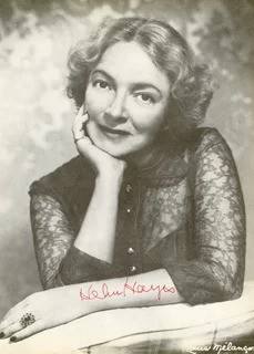 Helen Hayes autograph